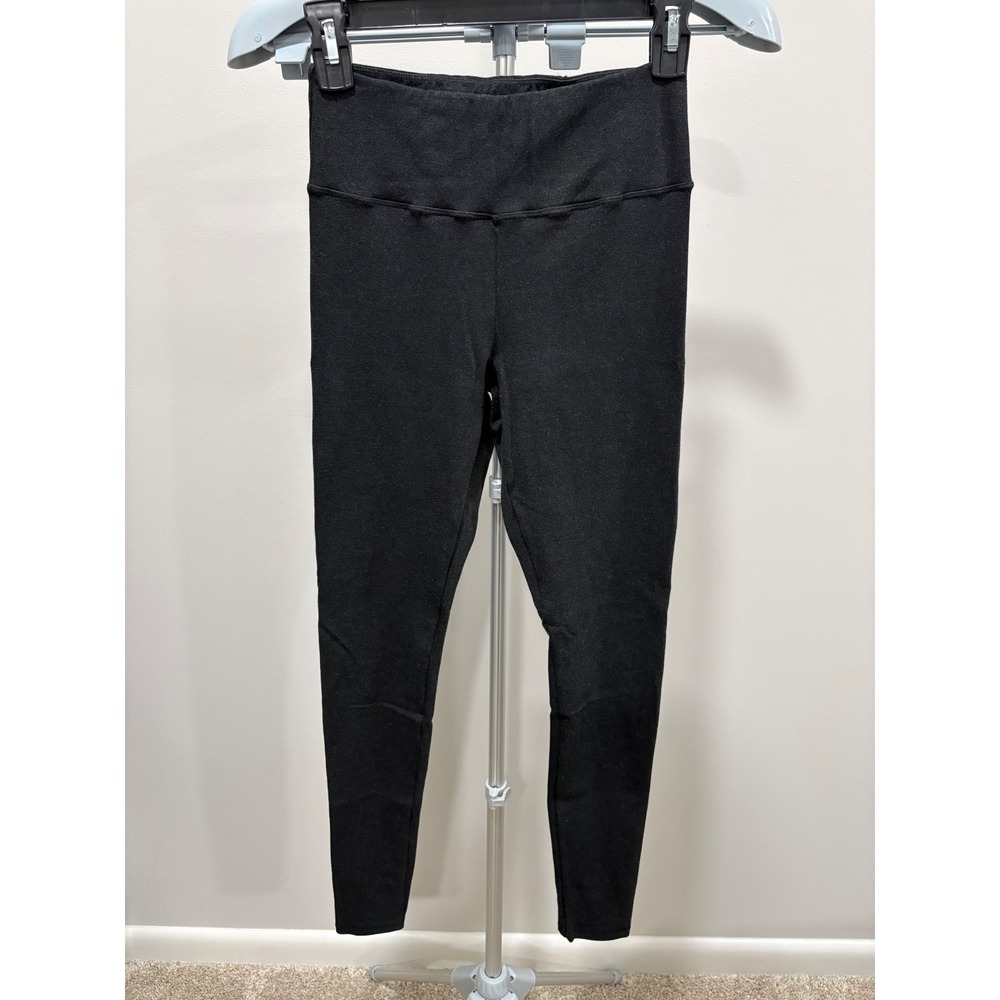 Skims Outdoor High-Waisted Banded Legging Cotton Charcoal Grey Size Small